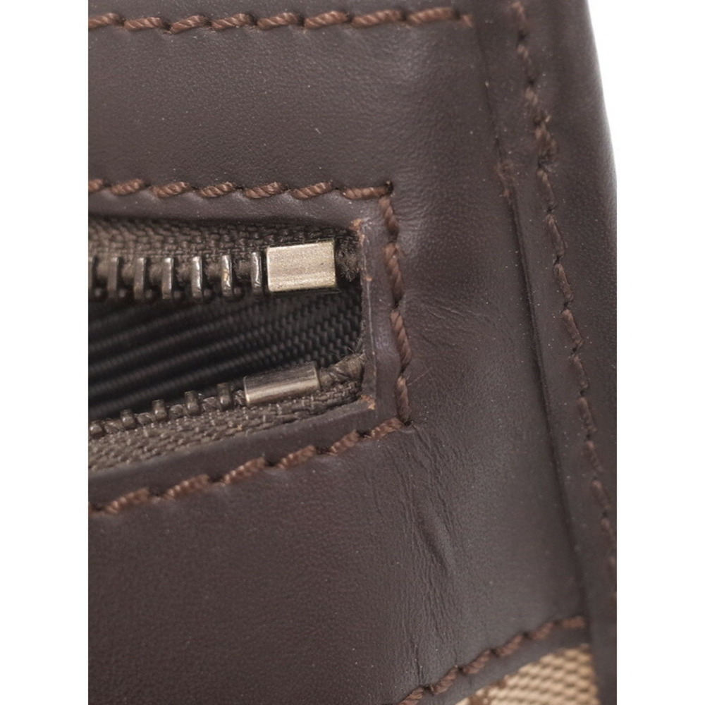 Gucci Messenger GG Bag Brown Canvas Crossbody - Picture 7 of 9
